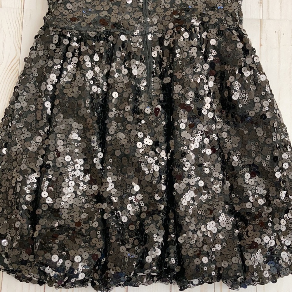 Girls Place 89 by Children’s Place Black Sequin Dress - Picture 7 of 7